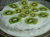 Ispanaklı Kivili Pasta